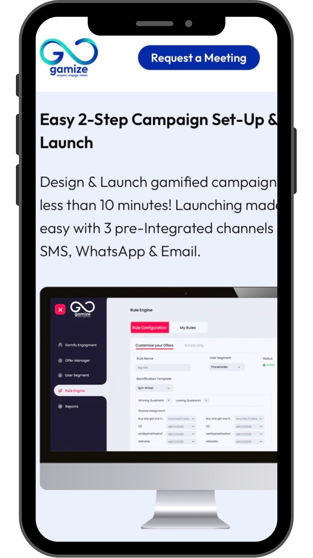 OnMobile Gamize SaaS Gamification Platform