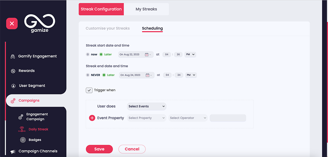 Gamize-Streak-Gamification-Scheduling