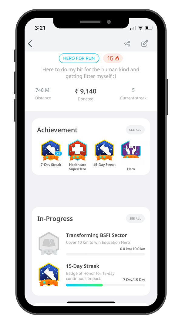 Impact Fitnesss App Gamification